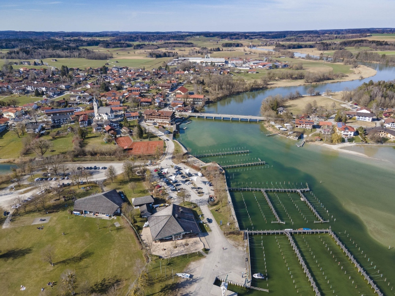 Drohne-Seebruck-Alz-Chiemsee-Chiemgau-001