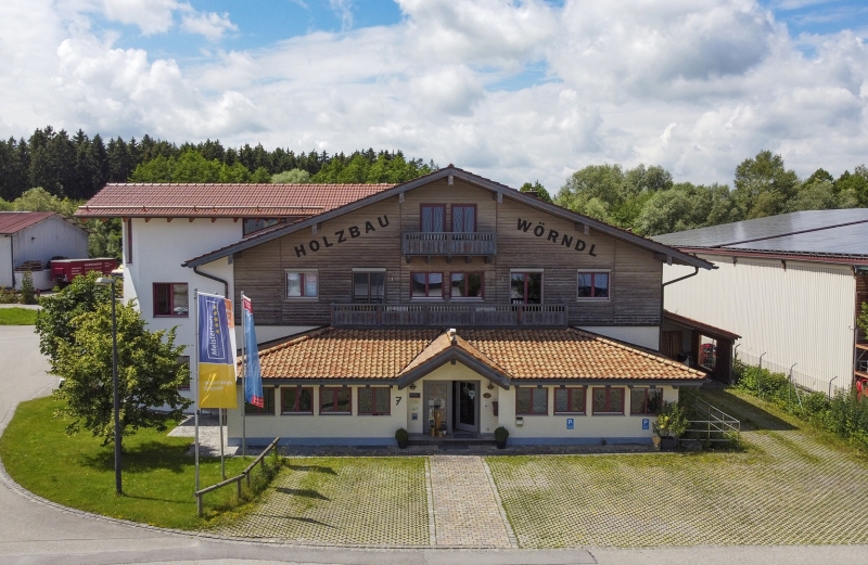 Luftaufnahmen für Werbezwecke: Holzbau Wörndl Eggstätt