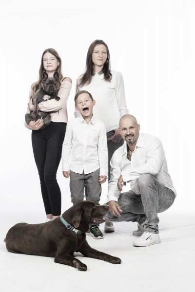 Familienfotos im Studio im Chiemgau