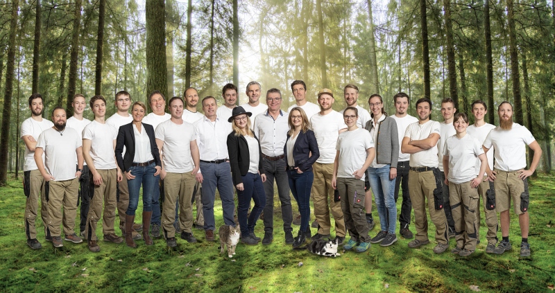 Gruppenfoto Schreinerei