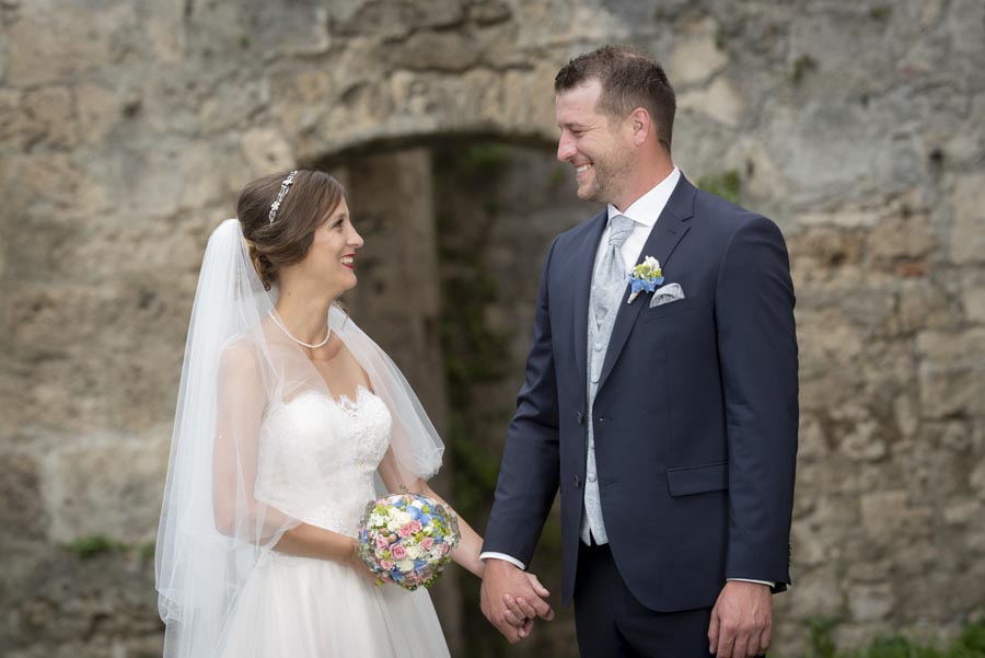 Hochzeitsportrait Burg