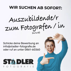 Stellenanzeige Stadler Fotografie Traunstein