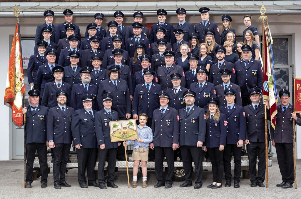 Gruppenfoto Feuerwehr Jubiläum